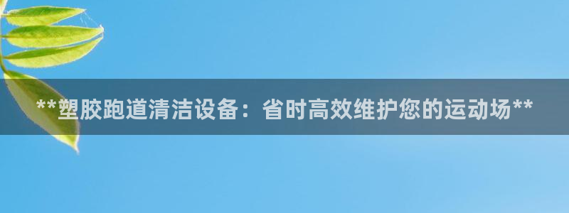 谈球吧是正规平台吗知乎：**塑胶跑道清洁设备：省时高效维护您的运动场**